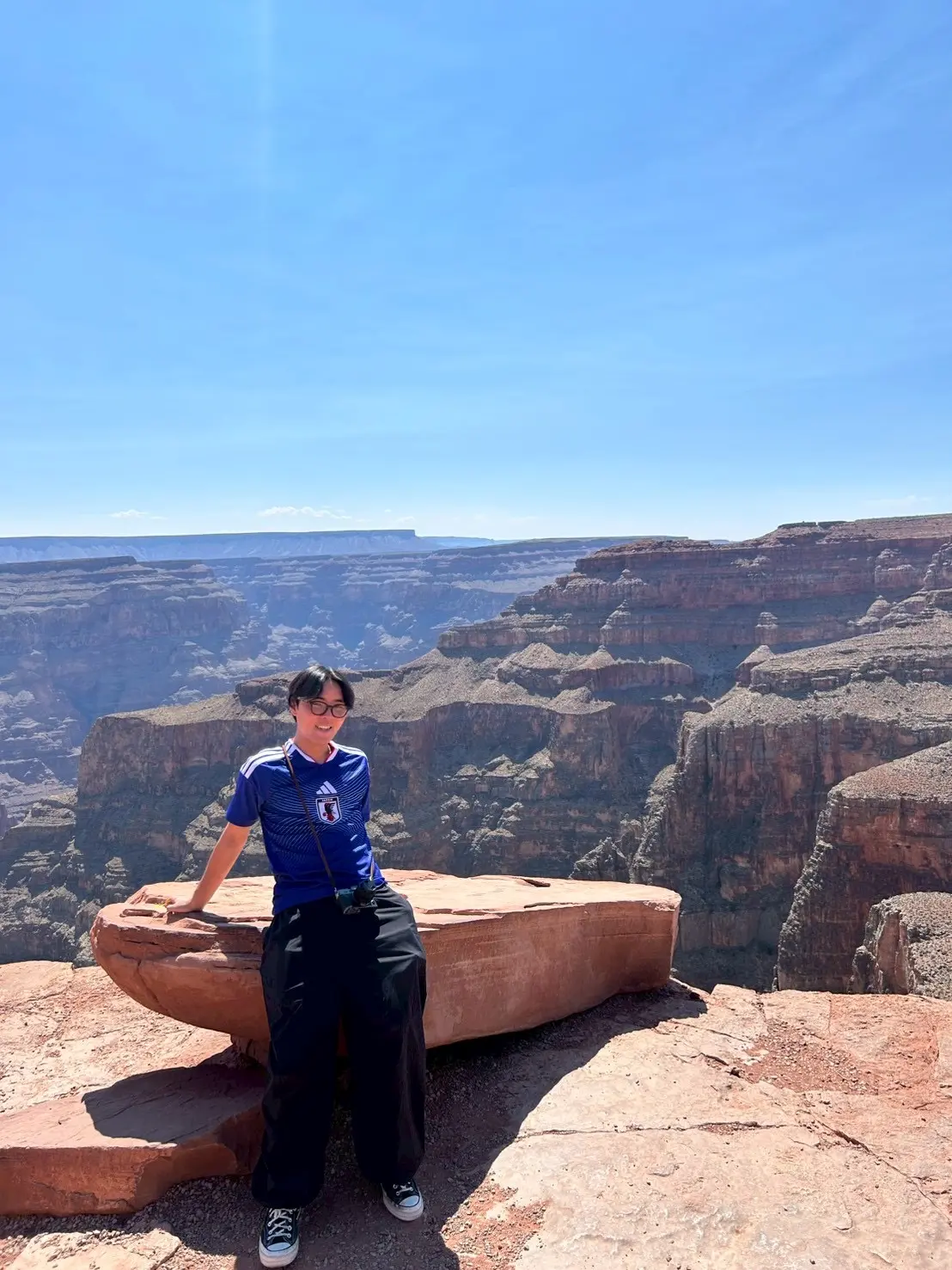 Tai, founder of Chat Japanese, traveling abroad