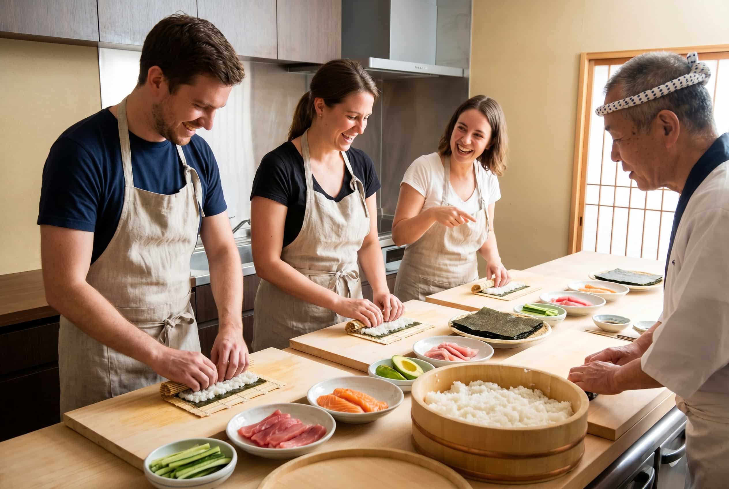 Sushi making workshop