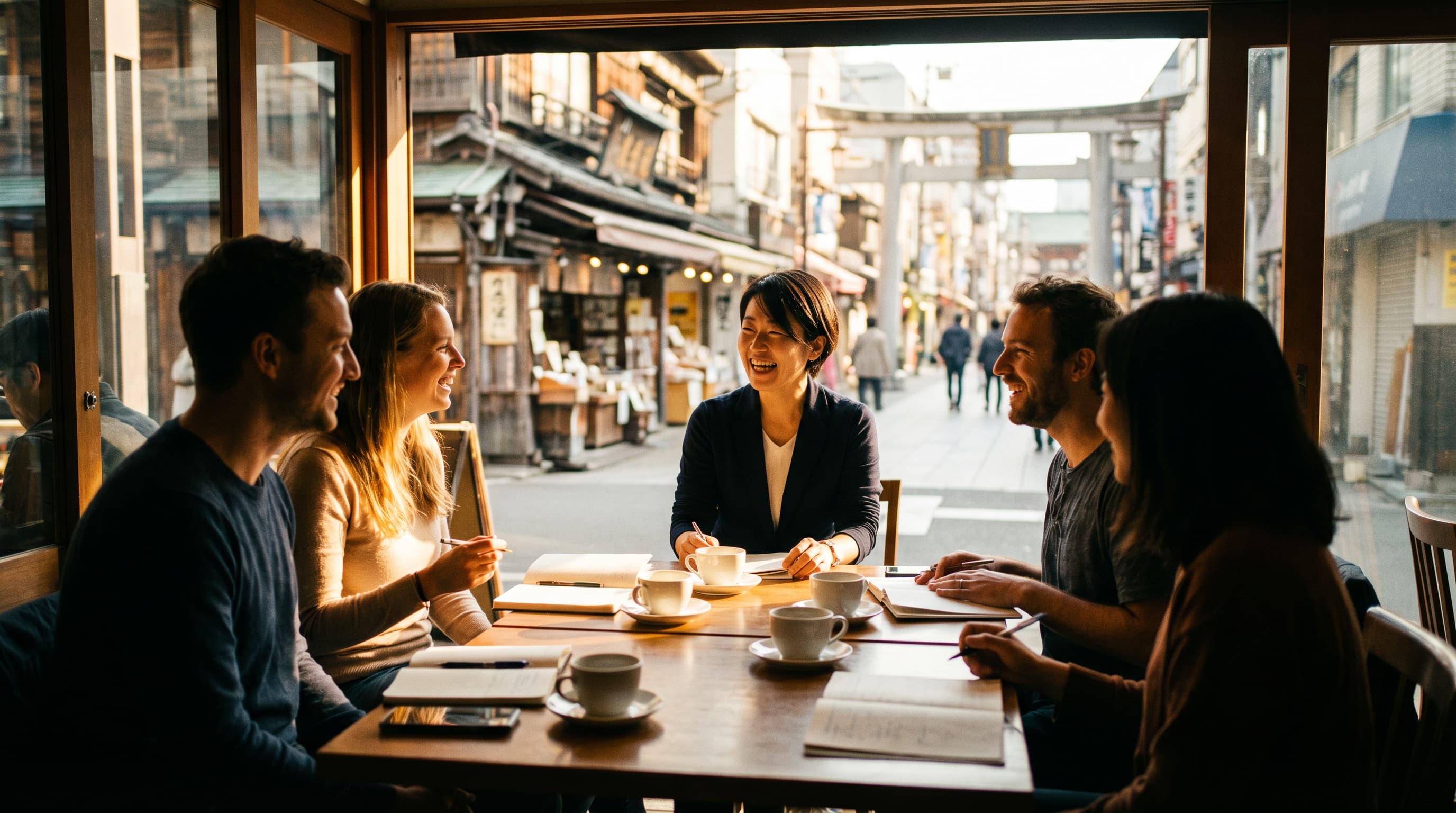 Chat Japanese — café lesson with local instructor in Japan
