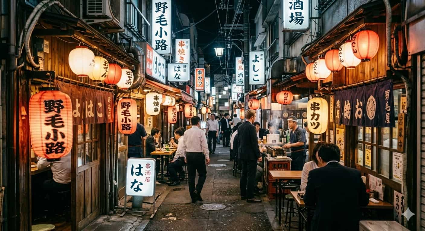 Scenery in Noge, Yokohama